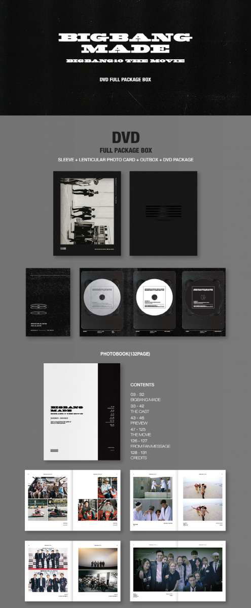 Cover for Bigbang · Bigbang10 the Movie Bigbang Made (DVD) [Box set] (2016)