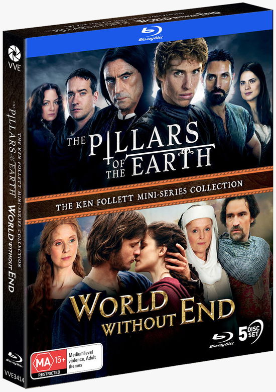 Blu-ray · The Ken Follet Mini-series Collection: the Pillars of the Earth / World Without End  - Blu Ray (Blu-ray) (2023)