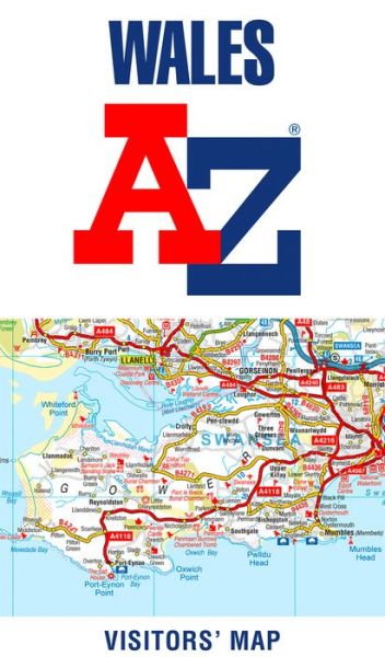 Cover for A-Z Maps · Wales A-Z Visitors’ Map (Kartor) (2020)