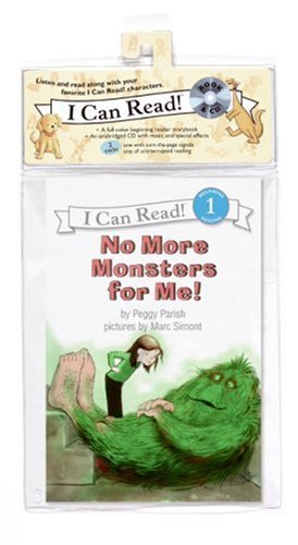 Cover for Peggy Parish · No More Monsters for Me! Book and CD - I Can Read Level 1 (Lydbog (CD)) [Pap / Com edition] (2008)
