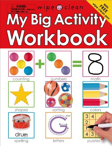 Cover for Roger Priddy · Wipe Clean: My Big Activity Workbook - Wipe Clean (Spiralbok) (2008)