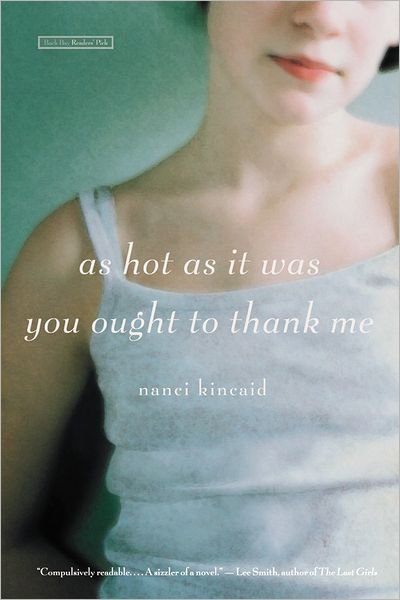 Cover for Nanci Kincaid · As Hot as It Was You Ought to Thank Me: A Novel (Paperback Book) (2005)
