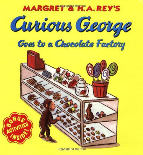 Cover for M. Rey · Curious George Goes to a Chocolate Factory (Hardcover Book) [Reissue edition] (1998)