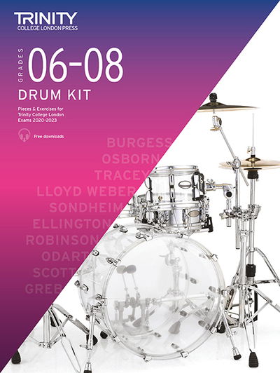 Cover for Trinity College London · Trinity College London Drum Kit From 2020. Grades 6-8 (Sheet music) (2019)