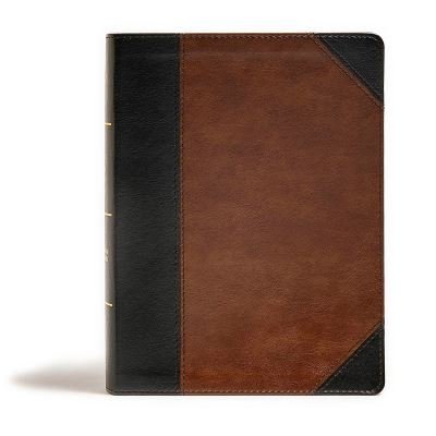 Cover for Tony Evans · CSB Tony Evans Study Bible, Black / Brown LeatherTouch, Indexed (Bok) (2019)