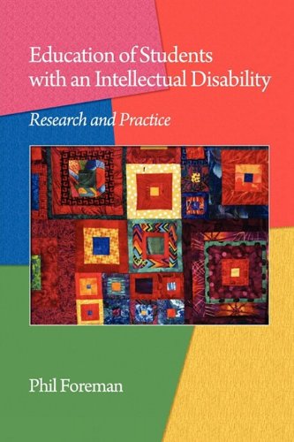 Cover for Phil Foreman · Education of Students with an Intellectual Disability: Research and Practice (Pb) (Paperback Book) (2009)