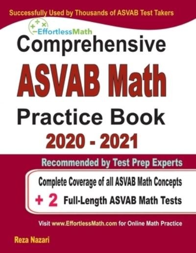 Cover for Ava Ross · Comprehensive ASVAB Math Practice Book 2020 - 2021 (Paperback Book) (2020)