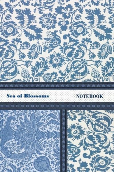 Cover for Iris A. Viola · Sea of Blossoms NOTEBOOK [ruled Notebook / Journal / Diary to write in, 60 sheets, Medium Size  6x9 inches] (Paperback Bog) (2020)