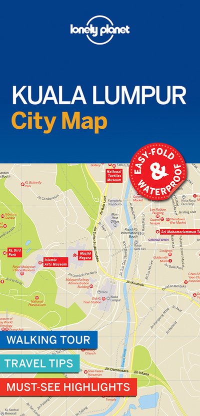 Cover for Lonely Planet · Lonely Planet Kuala Lumpur City Map - Map (Kort) (2017)