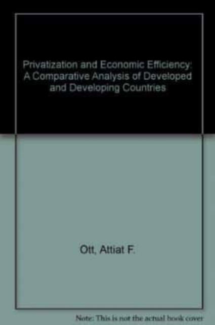 Cover for Attiat F. Ott · PRIVATIZATION AND ECONOMIC EFFICIENCY: A Comparative Analysis of Developed and Developing Countries (Hardcover Book) (1991)