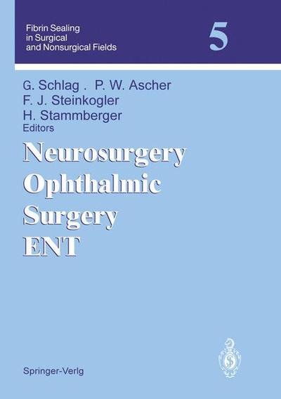 Cover for Gnther Schlag · Neurosurgery Ophthalmic Surgery ENT (Paperback Book) (1994)