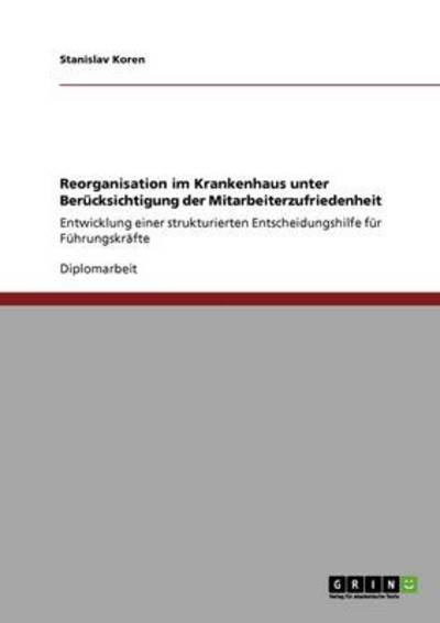 Cover for Koren · Reorganisation im Krankenhaus unt (Book) [German edition] (2008)