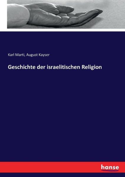 Cover for Marti · Geschichte der israelitischen Rel (Buch) (2016)