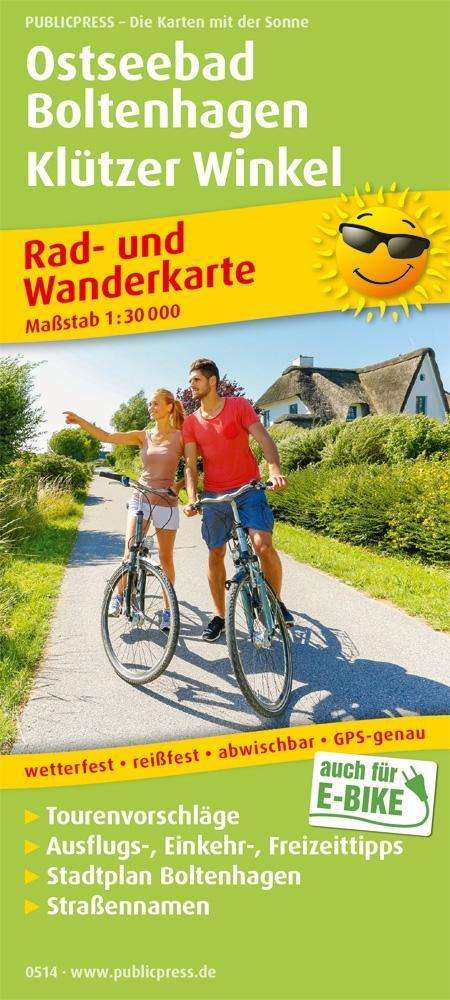 Cover for Ostseebad Boltenhagen - Klutzer Winkel, cycling and hiking map 1:30,000 (Map) (2019)