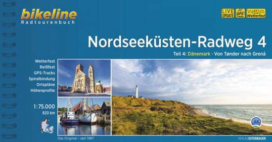 Nordseeküsten-Radweg 4: Von Tønder nach Grenå - Esterbauer Verlag - Books - Esterbauer Verlag - 9783850009140 - December 1, 2020