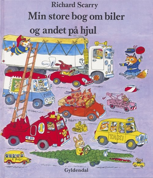 Cover for Richard Scarry · Min store bog om biler og andet på hjul (Bound Book) [2º edição] [Indbundet] (1998)