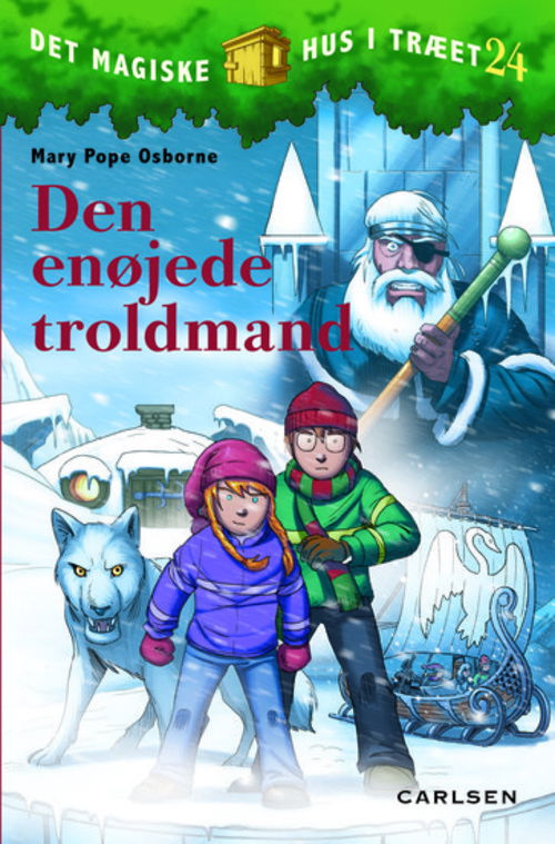 Cover for Mary Pope Osborne · Det magiske hus i træet: Det magiske hus i træet bind 24: Den enøjede troldmand (Taschenbuch) [1. Ausgabe] [Paperback] (2012)