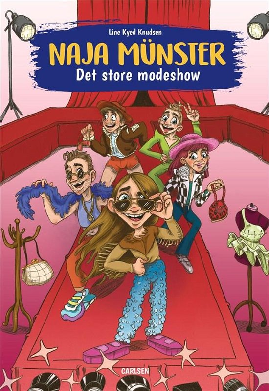 Cover for Line Kyed Knudsen · Naja Münster: Naja Münster (10) - Det store modeshow (Indbundet Bog) [1. udgave] (2023)