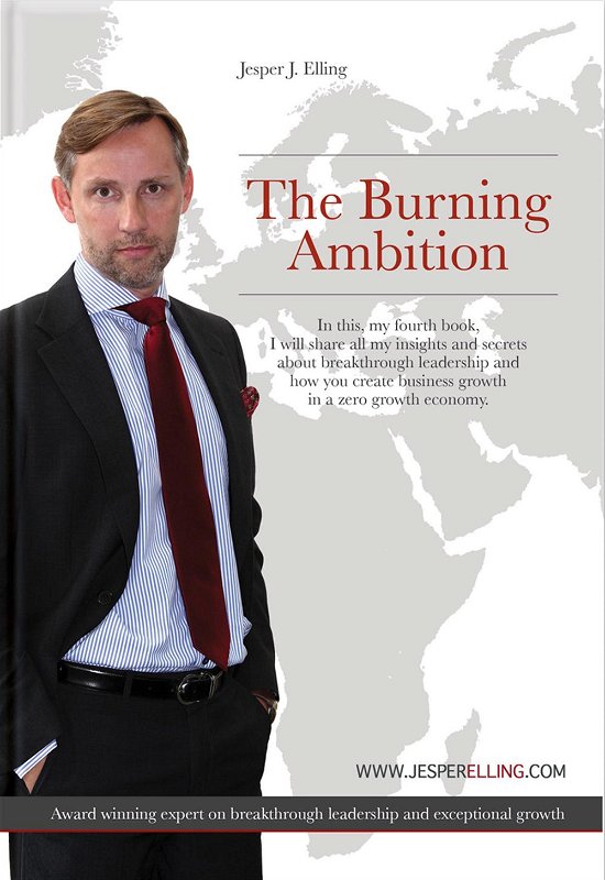 Cover for Jesper J. Elling · The burning ambition (Bog) [1. udgave] (2013)