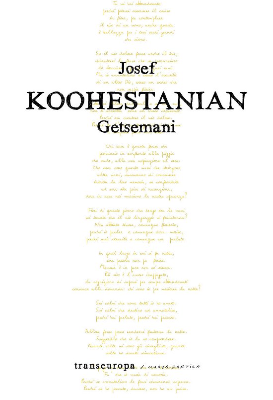 Cover for Josef Koohestanian · Getsemani (Book)