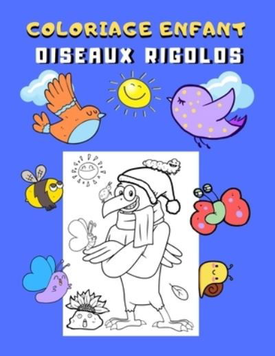 Cover for Karol Martin · Coloriage enfant oiseaux rigolos (Pocketbok) (2020)