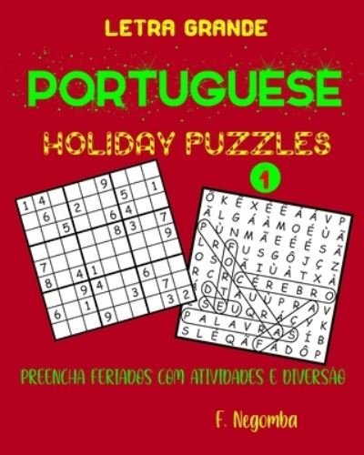 Cover for F Negomba · Portuguese Holiday Puzzles (Paperback Bog) (2020)