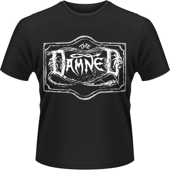 Cover for The Damned · Logo Black (T-shirt) [size S] (2016)