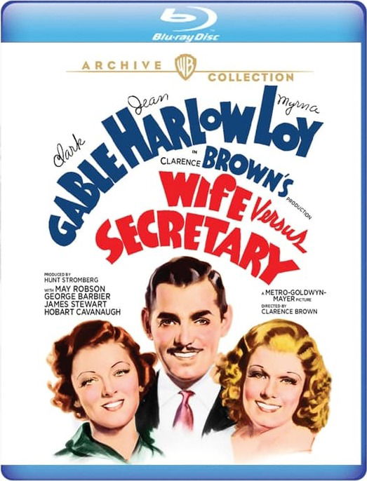 Cover for Wife vs Secretary (1936) (Blu-ray) (2023)