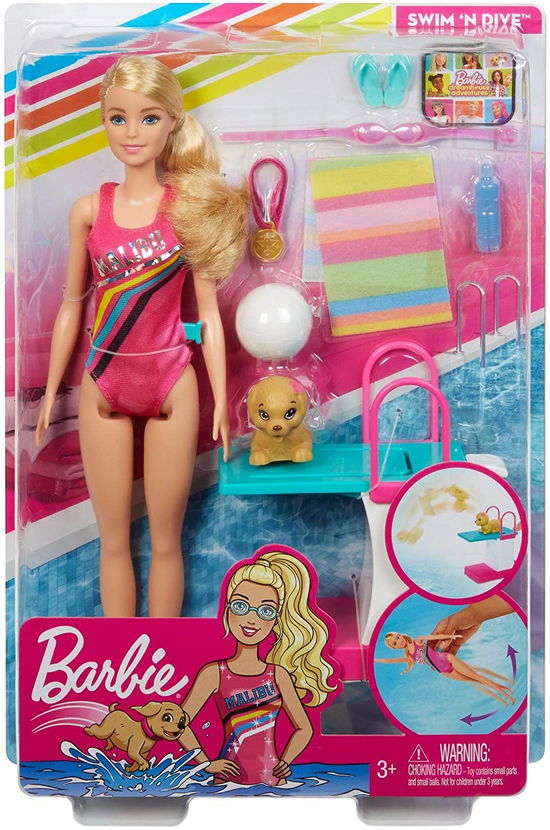 Cover for Barbie Dreamhouse Adventures · Barbie zwempop (MERCH) (2019)