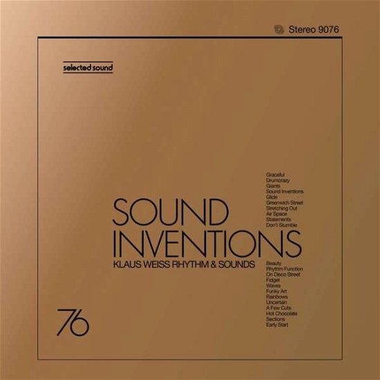 Cover for Klaus Weiss Rhythm &amp; Sounds · Sound Inventions (LP) (2022)