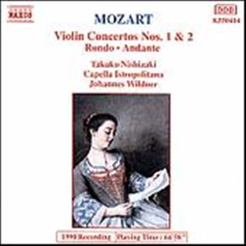 MOZART: Violin Concertos 1 & 2 - Nishizaki / Wildner / Cib - Musik - Naxos - 4891030504141 - 24. marts 1991