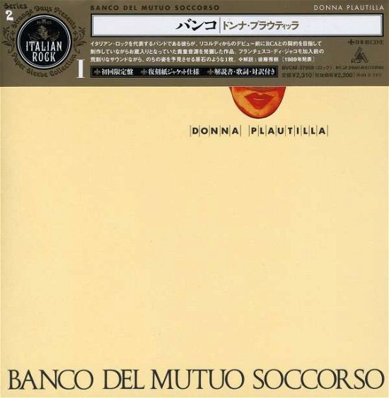 Cover for Banco Del Mutuo Soccorso · Donna Plautilla (CD) [Limited edition] (2007)