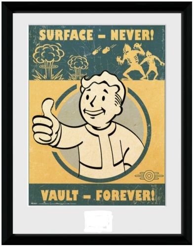 Cover for Fallout 4 · Fallout 4: Vault Forever (Stampa In Cornice 15x20 Cm) (MERCH)