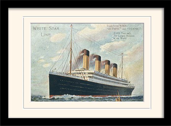 Titanic - 7 (Stampa In Cornice 30X40 Cm) - Titanic - Fanituote -  - 5050293925141 - 