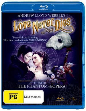 Love Never Dies - Andrew Lloyd Webber - Filmes - UNIVERSAL PICTURES - 5050582878141 - 9 de fevereiro de 2012