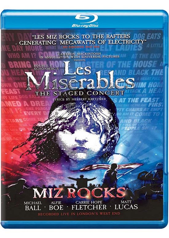 Cover for Musical · Les Miserables: The Staged Concert (Blu-ray) (2020)