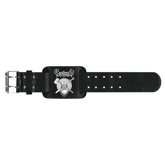 Ensiferum Leather Wrist Strap: Sword & Axe - Ensiferum - Fanituote -  - 5055339745141 - 