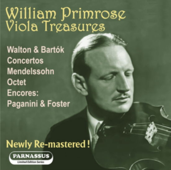 Cover for William Primrose · William Primrose: Viola Treasures (CD) (2024)