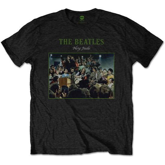 Cover for The Beatles · The Beatles Unisex T-Shirt: Hey Jude Live (Black) (T-shirt) [size M] [Black - Unisex edition] (2019)