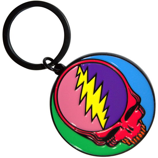 Cover for Grateful Dead · Grateful Dead Keychain: Multicoloured Steal Your Face (MERCH) (2024)