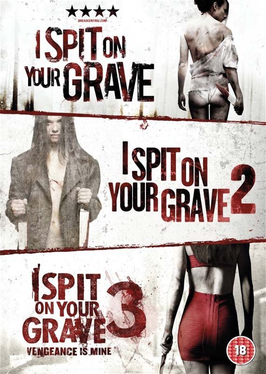 Cover for I Spit On Your Grave / I Spit On Your Grave 2 / I Spit On Your Grave 3 · I Spit On Your Grave Trilogy (3 Films) (DVD) (2015)