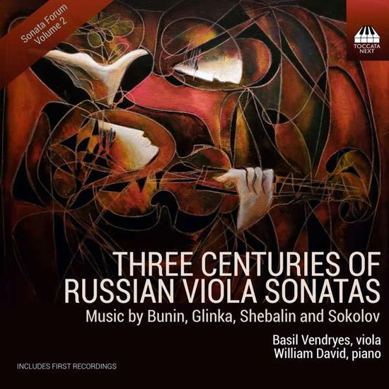 Cover for Basil Vendryes · Three Centuries of Russian Viola Sonatas (CD) (2021)