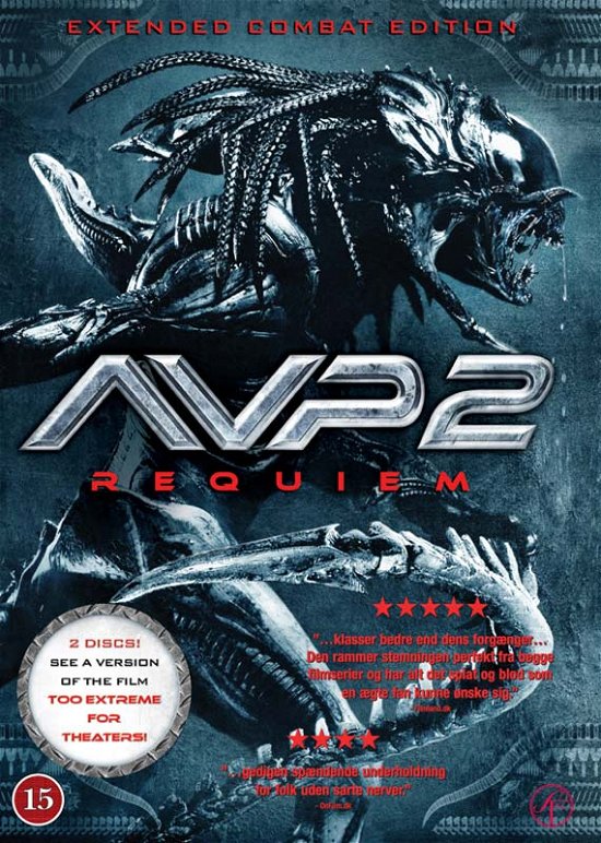 Cover for Alien vs. Predator 2 - Requiem · Aliens vs Predator 2 (2007) - Extended 2-disc combat edition [DVD] (DVD) (2024)