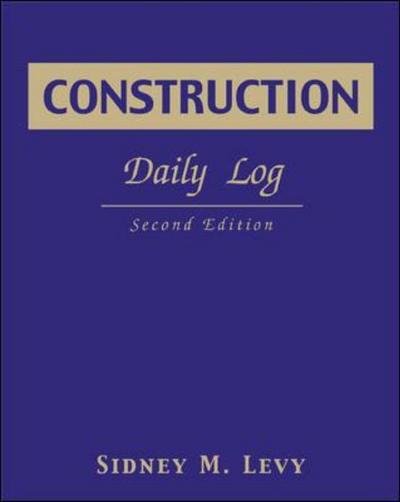 Cover for Sidney M. Levy · Construction Daily Log (Taschenbuch) [2nd edition] (2002)