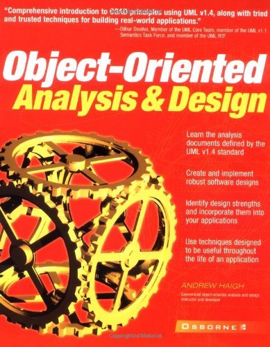 Cover for Andrew Haigh · Object-oriented Analysis and Design (Pocketbok) (2001)
