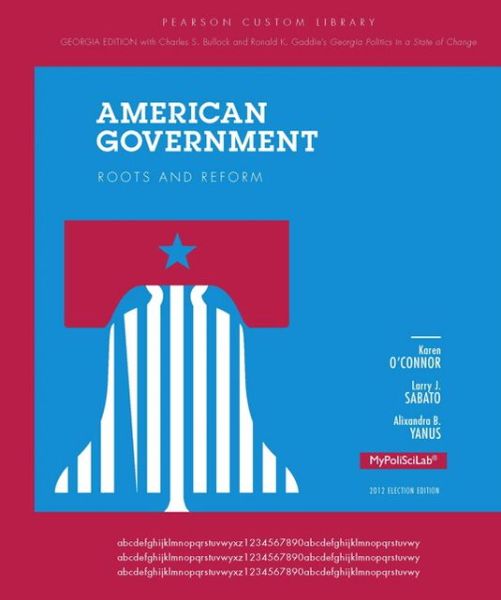 Cover for Karen O'connor · American Government (Paperback Book) [Georgia Ed of 12th Revised edition] (2013)