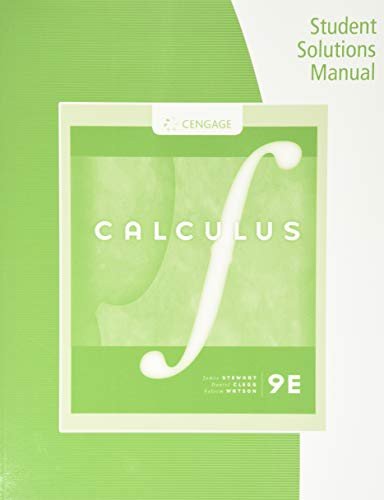 Cover for James Stewart · Student Solutions Manual, Chapters 1-11 for Stewart / Clegg / Watson's Single Variable Calculus, 9th (Taschenbuch) (2020)