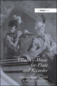 Cover for Michael Talbot · Vivaldi's Music for Flute and Recorder (Inbunden Bok) (2007)