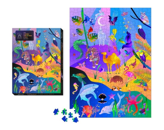 Cover for Grace Duong · Mystic Mondays: The Cosmic Creatures Puzzle: 500 Pieces (N/A) (2024)