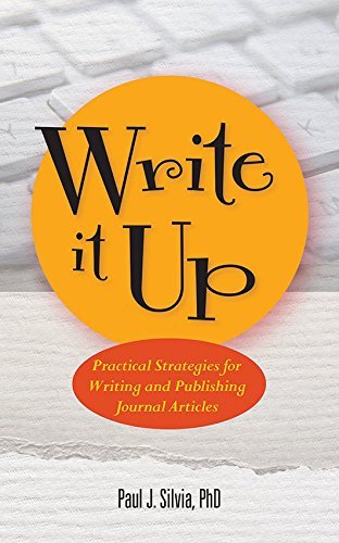 Cover for Paul J. Silvia · Write It Up: Practical Strategies for Writing and Publishing Journal Articles - APA LifeTools Series (Pocketbok) (2014)